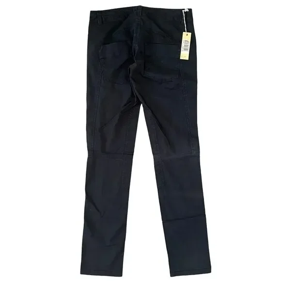 Diesel CIRYX-S Pantaloni Black Slim Fit Moto Utility Chino Pants Sz 26 NWT $189 - Picture 2 of 8
